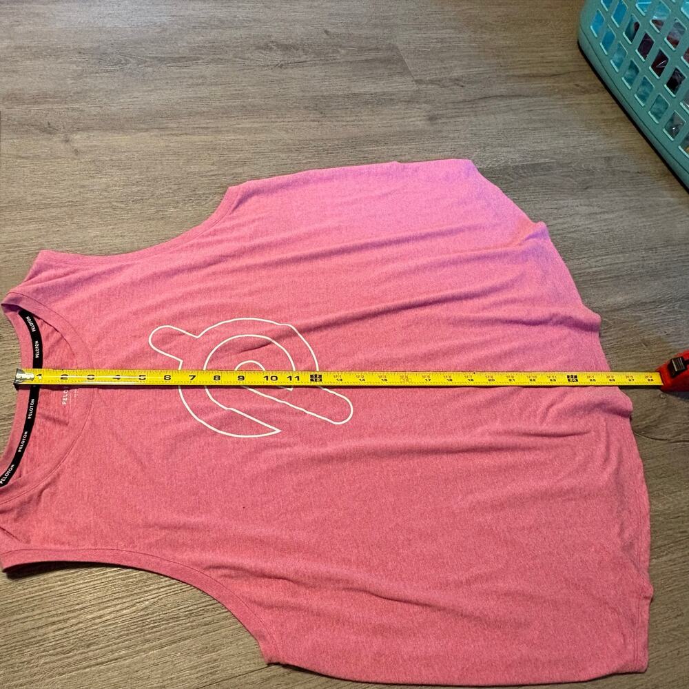 Peloton Muscle Tank Womens 1X Pink Together We Go Far Workout Top Sleeveless - Picture 9 of 10